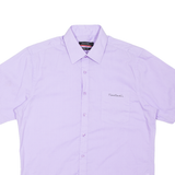 PIERRE CARDIN Mens Plain Shirt Purple L
