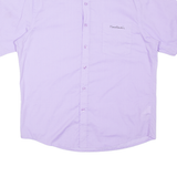 PIERRE CARDIN Mens Plain Shirt Purple L