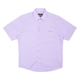 PIERRE CARDIN Mens Plain Shirt Purple L