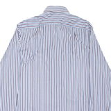 TED BAKER Endurance Mens Shirt Blue Striped Long Sleeve M
