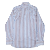 TED BAKER Endurance Mens Shirt Blue Striped Long Sleeve M