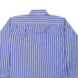 PIERRE CARDIN Mens Shirt Blue Striped Long Sleeve XL