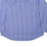 PIERRE CARDIN Mens Shirt Blue Striped Long Sleeve XL