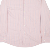 JACK WILLS Mens Shirt Pink Striped Long Sleeve L