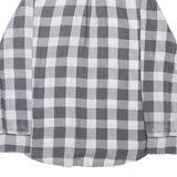 HOLLISTER Womens Shirt Grey Check Long Sleeve S