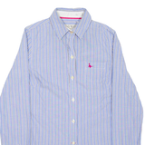 JACK WILLS Womens Shirt Blue Striped Long Sleeve S
