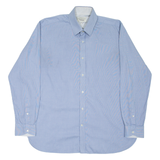 TED BAKER Mens Shirt Blue Pinstripe Long Sleeve XL