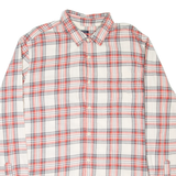 GAP Mens Flannel Shirt Red Check Long Sleeve XL