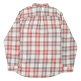GAP Mens Flannel Shirt Red Check Long Sleeve XL