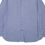 TED BAKER Mens Plain Shirt Blue Long Sleeve XL