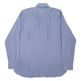 TED BAKER Mens Plain Shirt Blue Long Sleeve XL