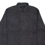 ALL SAINTS Mens Shirt Black Long Sleeve M
