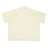 GARRY Big Basic Shirt Mens Plain Shirt Yellow 2XL