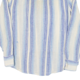 Womens Shirt Blue Striped Long Sleeve L