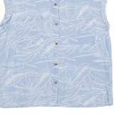 VANS Womens Shirt Blue Floral L