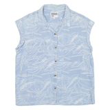 VANS Womens Shirt Blue Floral L