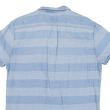 WRANGLER Mens Shirt Blue Striped XL