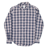 GAP Mens Shirt Blue Check Long Sleeve S