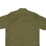 IMAGE Mens Denim Shirt Green 2XL