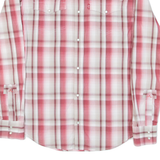 LEVI'S Mens Shirt Red Check Long Sleeve S