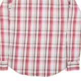 LEVI'S Mens Shirt Red Check Long Sleeve S