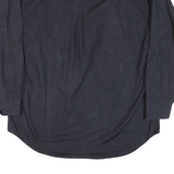 ORIGINAL DEPARTMENT CLOTHING Mens Plain Shirt Black Long Sleeve M