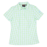 MAMMUT Womens Shirt Green Check S