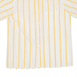 Mens Shirt Yellow Striped S