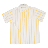 Mens Shirt Yellow Striped S