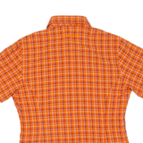 MAMMUT Womens Shirt Orange Check S