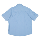 BLEND OF AMERICA Mens Plain Shirt Blue XL
