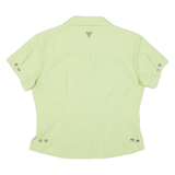 JACK WOLFSKIN Womens Shirt Green Check UK 12