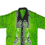 Mens Plain Shirt Green L