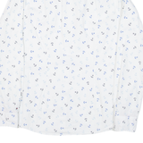 TOMMY HILFIGER Slim Fit Anchor Womens Shirt White Long Sleeve UK 8