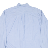 TOMMY HILFIGER Mens Plain Shirt Blue Long Sleeve L