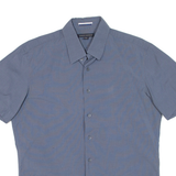 BANANA REPUBLIC Mens Plain Shirt Blue M