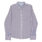 TOMMY HILFIGER Stars Womens Shirt Pink Check Long Sleeve L