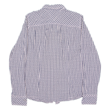 TOMMY HILFIGER Stars Womens Shirt Pink Check Long Sleeve L