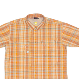 MCKINLEY Sun Protection Mens Shirt Orange Check XL