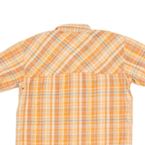 MCKINLEY Sun Protection Mens Shirt Orange Check XL