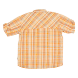 MCKINLEY Sun Protection Mens Shirt Orange Check XL