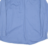 WALBUSCH Outdoors Mens Plain Shirt Blue Long Sleeve XL