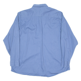 WALBUSCH Outdoors Mens Plain Shirt Blue Long Sleeve XL