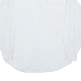 WALT Mens Plain Shirt Blue Long Sleeve M