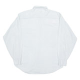 WALT Mens Plain Shirt Blue Long Sleeve M