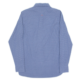 TOMMY HILFIGER Mens Shirt Blue Check Long Sleeve M