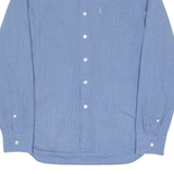 LEVI'S Mens Shirt Blue Striped Long Sleeve S