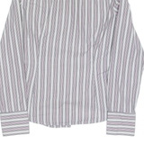 ESPIRIT Womens Shirt White Striped Long Sleeve XS