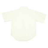 Mens Shirt White 90s Striped L