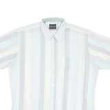JEAN RIVE Mens Shirt Blue 90s Striped M